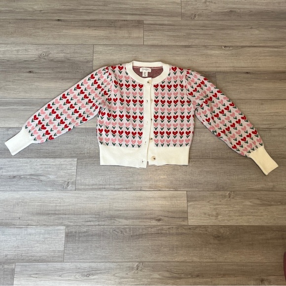 Jessica Simpson Pastel Multicolor Knit Cardigan - Super Soft Office Lagonlook - Picture 5 of 12